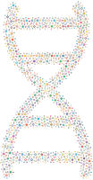 Abstract Molecular DNA Prismatic 2