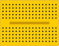 yellow breadboard