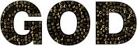 God Religious Symbols Design Gold