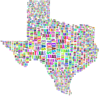 Texas Typography Prismatic