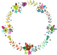 Floral Wreath By BarbaraALane Polyprismatic
