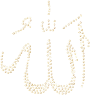 Allah Fractal Gold No BG