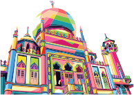 Geometric Mosque Pop Art By RizkyDwi123