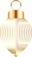 Gold Christmas Ornament