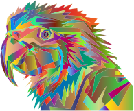 Geometric Parrot Pop Art By RizkyDwi123 Surreal