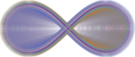 Abstract Prismatic Infinity Symbol VII