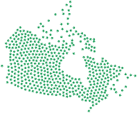 Marijuana Canada Map Green