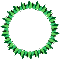 Pine Trees Frame Detailed