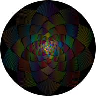Geometric Rosette Design Polyprismatic