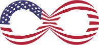 American Flag Infinity