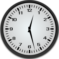 27-1/2 Minutes After 12 O'clock (12:27)