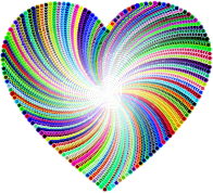 Psychedelic Heart Design