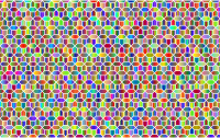 Abstract Polyprismatic Geometric Background Pattern 2