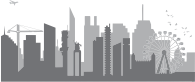 Jakarta Cityscape Skyline