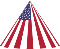 American Flag Cone