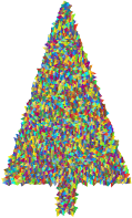 Abstract Christmas Tree Triangular Polyprismatic