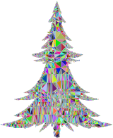 Abstract Christmas Tree Mesh