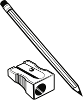 Pencil and Sharpener
