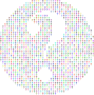 Negative Space Question Mark Design Prismatic