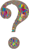 Polygonal Question Mark