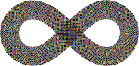 Dense Checkerboard Infinity Symbol Polyprismatic