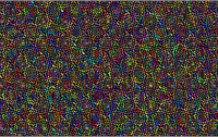 Abstract Distorted Checkerboard Pattern Polyprismatic