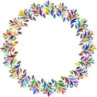 Floral Motif 2 Extended Frame Polyprismatic