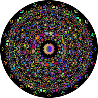 Negative Space Mandala Polyprismatic
