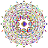 Negative Space Mandala Polyprismatic No BG