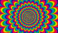High Poly Psychedelic Background