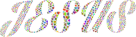 Jesus Hearts Typography Polyprismatic