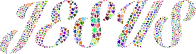 Jesus Hearts Typography Chromatic