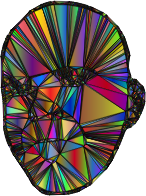 Rejon's Head Low Poly II Surreal