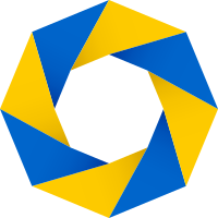 Origami ( Blue + Yellow )