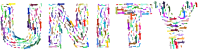 Unity Hands Typography Prismatic