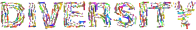 Diversity Hands Typography Polyprismatic