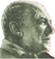 Pablo Picasso Russian Stamp Hexagonal Mosaic
