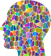 Man Head Tiles Polyprismatic