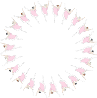 Three Ballerinas Frame Large