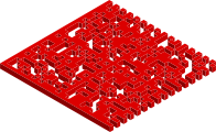 Isometric Random Grid