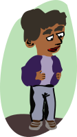 Standing African Man