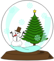 Christmas frosty Decorative
