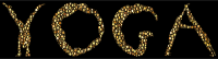 Yoga Circles Typography Gold With BG
