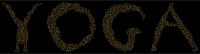 Yoga Circles Typography Gold Outline With BG