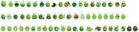 62 Aliens Emojis By LadyOfHats