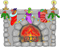 Christmas Fireplace By LillyCantabile