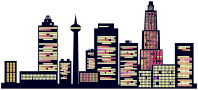 Generic Skyline At Night