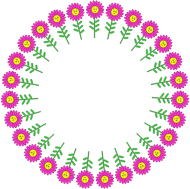 Anthropomorphic Flower Frame