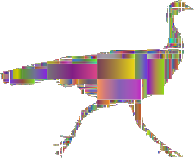 Wild Turkey Silhouette Rectangles