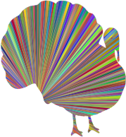Turkey Silhouette Polyprismatic Rays